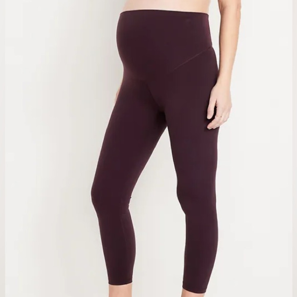 Maternity Full Panel StudioSmooth 7/8 Leggings - Small